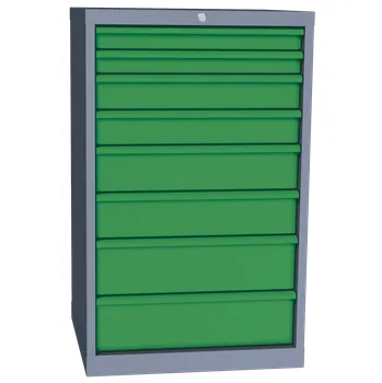 Zásuvková dílenská skříň Economy EPO01C, 8 zásuvek, slevy