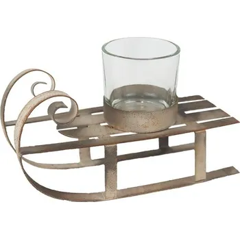 Vánoční svícen Svícen sáňky K3438