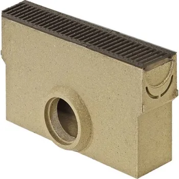 Kanalizační potrubí SELF LINE 100 vpusť s litinovým roštem zatížení B125, délka 0,5 m