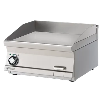 Grilovací deska 60x45 elektrická hladká bez podestavby 400 V | RM - FTLT-66ET