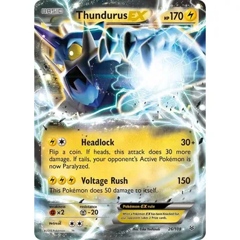 Karetní hra Thundurus EX 26/108 Stav karty: Near Mint