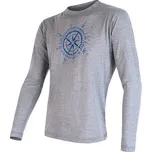 SENSOR MERINO ACTIVE PT KOMPAS pánské triko dl.rukáv šedá
