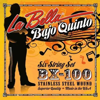 Struna pro kytaru a smyčcový nástroj LaBella World Folk L-BX100, Struny bajo quinto