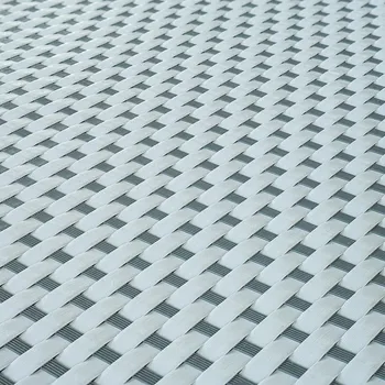 balkonová zástěna Balkonová zástěna - umělý ratan, 0,8x3m - světle šedá-tmavě šedá (Ratanová zástěna na balkon s oky pro upevnění - barva na přání)