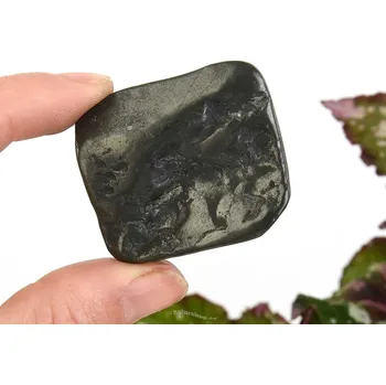 Přírodní kámen Kámen z hladkého šungitu (z Ruska) 18g