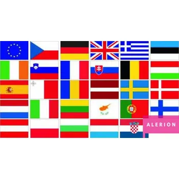Vlajka Výhodný komplet samolepek států EU Alerion