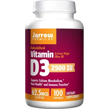 Zdraví Jarrow Formulas Vitamin D3 2500 IU (100 Měkká kapsla)