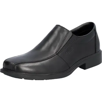 Pánské polobotky Pánské kožené polobotky B0051-00 Rieker černé Barva: schwarz, Velikost: 42