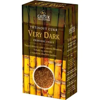 Cukr Valdemar Grešík Cukr Very Dark třtinový přírodní tmavý
