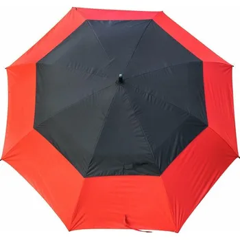 Deštník Masters TourDri golfový deštník s UV ochranou červeno-černý