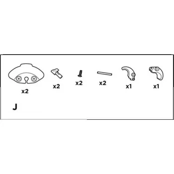 Příslušenství ke střešnímu nosiči Thule Deck kit (Sport) PnP 52403