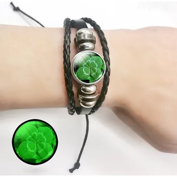 Náramek Náramek čtyřlístek - svítí ve tmě (4)