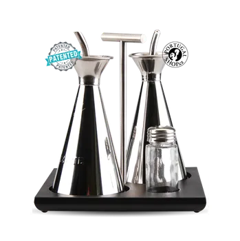 Nádoba na olej a ocet Kořenící sada ANTI-DROP, konvička na olej a ocet, sůl, pepř