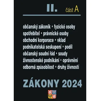 Zákony II A 2024 – Občanský zákoník