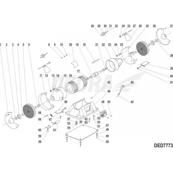 Knoflík Knoflík krytu DEDRA XDED7773.34