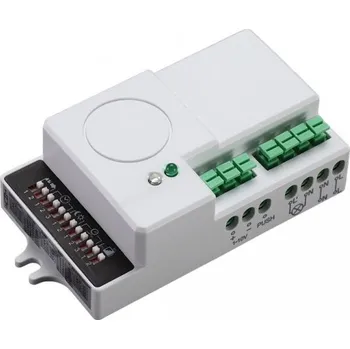 Pohybové čidlo DAM Pohybové čidlo-mikrovlnné SES76WH 600W 360° IP20 obdélníkové bílé ovládání 1-10V