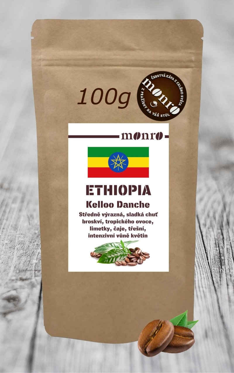 ETHIOPIA KELLOO DANCHE KÁVA ARABICA