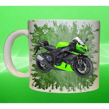 hrnek Kawasaki Ninja ZX 6R II 550ml (hrneček s motorkou)