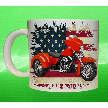 hrnek Harley Davidson 32 (hrneček s motorkou)