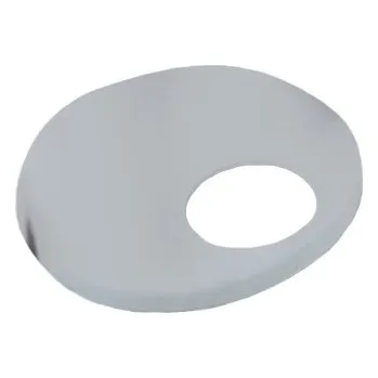 Krytka potrubí Krytka na trubku jednoduchá chromovaná excentrická 20 mm