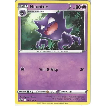 Sběratelská karetní hra Pokémon karta Haunter 056/198