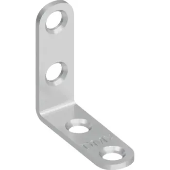 Tesařské kování DOMAX Úhelník FKW 40 úzký 40 x 40 x 13 x 2 mm pozinkovaný 4 ks | cena za ks