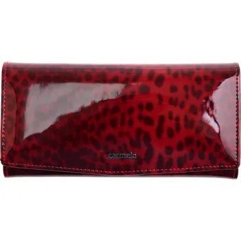 Peněženka Velká dámská kožená peněženka Carmelo 2109 T Red červená