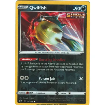 Karetní hra Pokémon karta Qwilfish 101/198 Reverse Holo