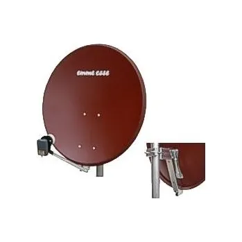 Satelitní anténa Parabola 73x80 Fe Emme Esse - červená