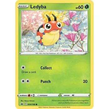 Sběratelská karetní hra Pokémon karta Ledyba 004/198 - Chilling Reign