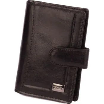 Obal na doklad Rovicky Černé pouzdro na karty kožené