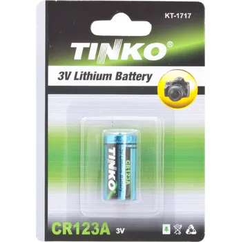 Baterie pro airsoftovou zbraň Baterie Tinko CR-123 3V Lithium 1ks