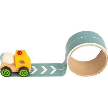 autíčko small foot Stavební stroj s cestou 1 ks žlutá