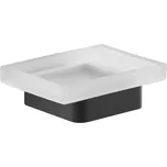 GEDY SAMOA mýdlenka, černá mat/mléčné sklo A81114