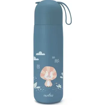 Termoska NUVITA Termoska se silikonovým držákem 400ml Varianta: Powder Blue