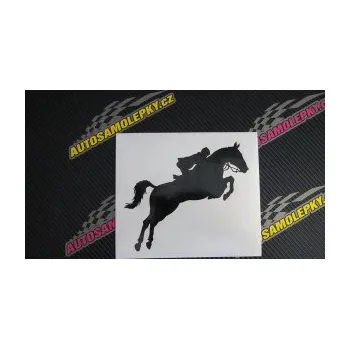 Samolepící dekorace SAMOLEPKA Kůň 076 pravá parkur (10 - červená) NA AUTO, NÁLEPKA, FÓLIE, POLEP, TUNING, VLASTNÍ TEXT, TISK, AUTOSAMOLEPKY.cz, POLEPY, OBRÁZEK, LOGO, SAMOLEPKY
