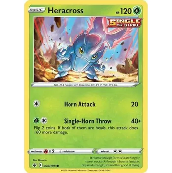 Sběratelská karetní hra Pokémon karta Heracross 006/198- Chilling Reign