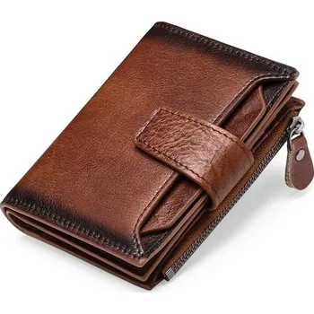 Peněženka Pánská peněženka z pravé kůže - Retro hnědá