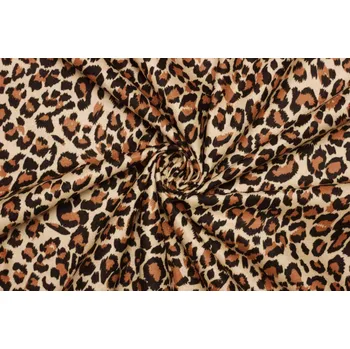Potahová látka velur - Leopard - 6656 1.55 m
