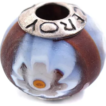 Dětské navlékací korálky Dámské korálky Viceroy VMB0002-24 Modrá Kaštanová (1 cm)