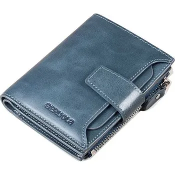 Peněženka Pánská peněženka z pravé kůže - modrý