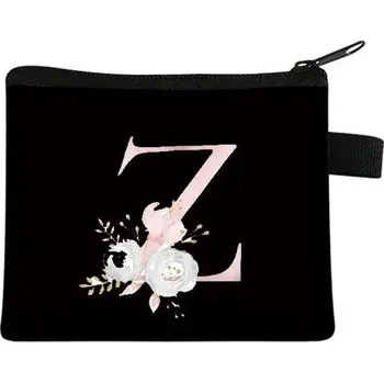 Peněženka Peněženka s květinovým potiskem ve tvaru písmen - Z