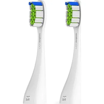 Náhradní hlavice k elektrickému kartáčku Niceboy ION Sonic PRO UV Soft white 2 ks