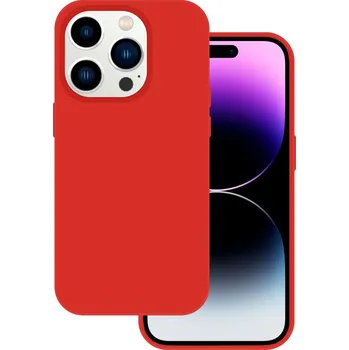Pouzdro na mobilní telefon Tel Protect Silicone Premium pro Iphone 15 Pro červený