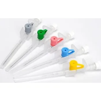 Zdravotnický materiál KD Medical GmbH Hospital Products Bezpečnostní kanyla IV KD-FIX s křídly a portem, 50 ks varianta: žlutá 24G 0,7x19 mm, 50 ks