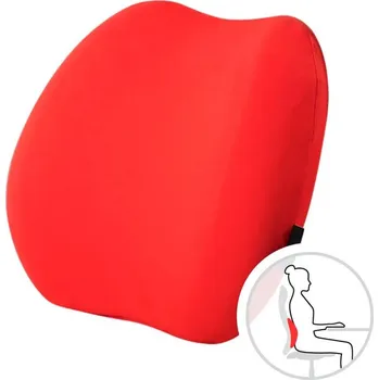 Bederní opěrka Mosh ERGO - červená z vysokoelastické paměťové pěny