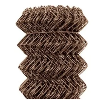 Pletivo Poplastované pletivo STANDART bez ND výška 200 cm, drát 2,5 mm, oko 55x55 mm, PVC, hnědé