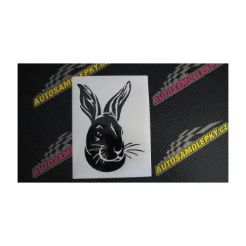 Samolepící dekorace SAMOLEPKA Králík 001 pravá (10 - červená) NA AUTO, NÁLEPKA, FÓLIE, POLEP, TUNING, VLASTNÍ TEXT, TISK, AUTOSAMOLEPKY.cz, POLEPY, OBRÁZEK, LOGO, SAMOLEPKY