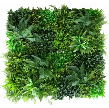 umělá květina Umělý květinový panel Nerium 100x100cm zelená