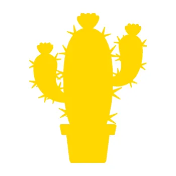 Samolepící dekorace Kaktus 003 pravá (13 - jasně žlutá) SAMOLEPKA NA AUTO, NÁLEPKA, FÓLIE, POLEP, TUNING, VLASTNÍ TEXT, TISK, AUTOSAMOLEPKY.cz, POLEPY, OBRÁZEK, LOGO, 3D STICKERS